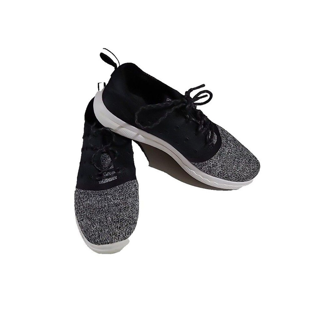 Under Armour Girl's/Women's  Black Gray Running Shoes Size 8.5 1036